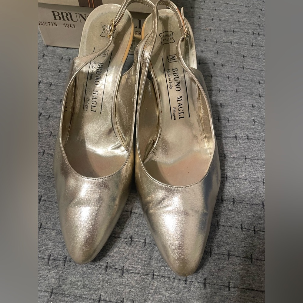 Bruno Malgi Gold Heels